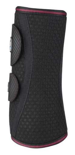 LeMieux Carbon Mesh Wrap Boots Mulberry -PREMIER EQUINE LeMieux Carbon Mesh Wrap Boots BlackMulberry 3