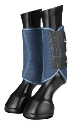 LeMieux Carbon Mesh Wrap Boots Blue