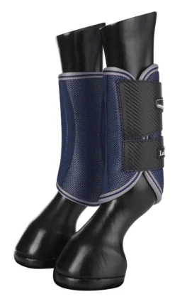 LeMieux Carbon Mesh Wrap Boots Navy