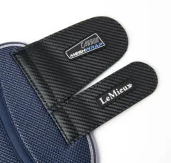 LeMieux Carbon Mesh Wrap Boots Navy -PREMIER EQUINE LeMieux Carbon Mesh Wrap Boots Navy 2
