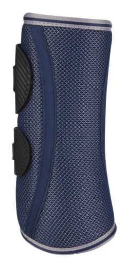 LeMieux Carbon Mesh Wrap Boots Navy -PREMIER EQUINE LeMieux Carbon Mesh Wrap Boots Navy 4
