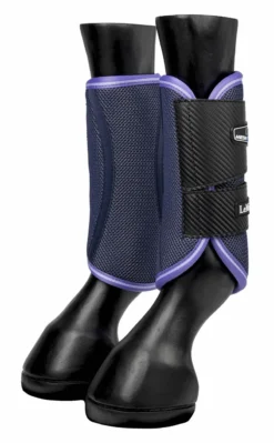 LeMieux Carbon Mesh Wrap Boots Bluebell