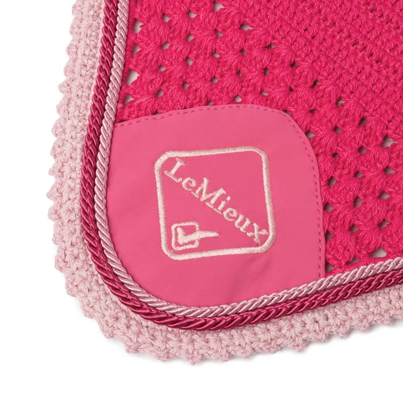 LeMieux Classic Lycra Fly Hood Watermelon 2 LeMieux Classic Lycra Fly Hood Watermelon - Image 2