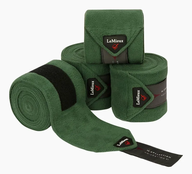 LeMieux Classic Polo Bandages Hunter Green 1 LeMieux Classic Polo Bandages Hunter Green