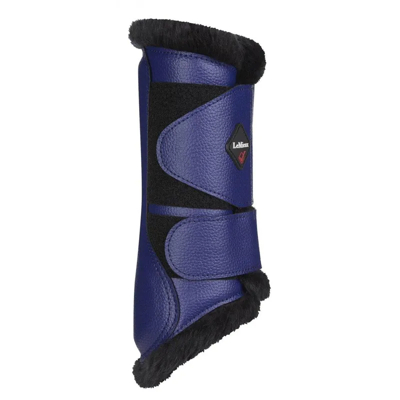LeMieux Fleece Lined Brushing Boots Ink Blue 3 LeMieux Fleece Lined Brushing Boots Ink Blue - Image 3