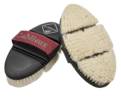 LeMieux Flexi Goats Hair Body Brush Black