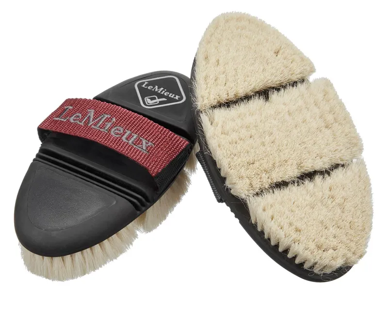 LeMieux Flexi Goats Hair Body Brush Black 1 LeMieux Flexi Goats Hair Body Brush Black