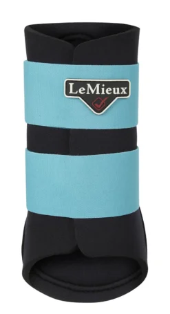 LeMieux Grafter Brushing Boot Azure 9 LeMieux Grafter Brushing Boot Azure -PREMIER EQUINE LeMieux Grafter Brushing Boots Azure 2