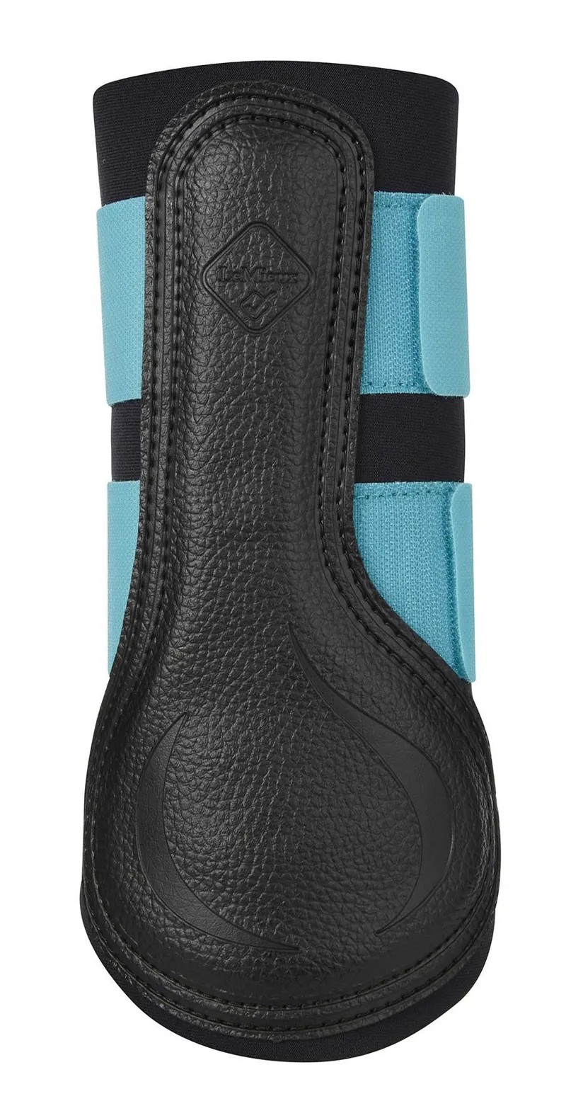 LeMieux Grafter Brushing Boot Azure 2 LeMieux Grafter Brushing Boot Azure - Image 2