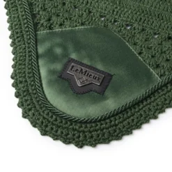 LeMieux Loire Fly Hood Hunter Green -PREMIER EQUINE LeMieux Loire Fly Hood Hunter Green 2