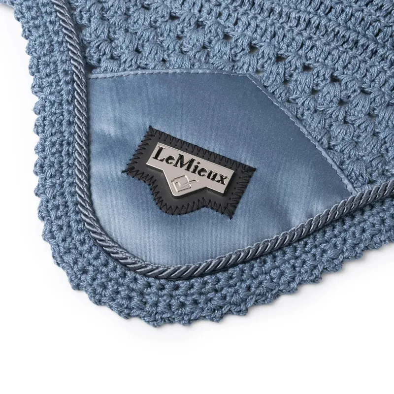 LeMieux Loire Fly Hood Ice Blue 2 LeMieux Loire Fly Hood Ice Blue - Image 2