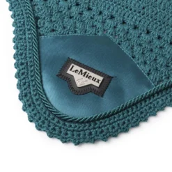 LeMieux Loire Fly Hood Sage -PREMIER EQUINE LeMieux Loire Fly Hood Peacock 2