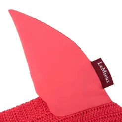 LeMieux Loire Fly Hood Papaya -PREMIER EQUINE LeMieux Loire Satin Fly Hood Papaya 3