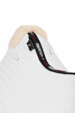 LeMieux Merino+ Dressage Square Half Lined White/Natural -PREMIER EQUINE LeMieux Merino Dressage Square Half Lined WhiteNatural 4