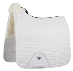 LeMieux Merino+ Dressage Square Half Lined White