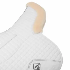 LeMieux Merino+ Half Lined GP Numnah White/Natural 7 LeMieux Merino+ Half Lined GP Numnah White/Natural -PREMIER EQUINE LeMieux Merino Half Lined GP Numnah NaturalWhite 2