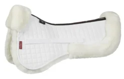 LeMieux Merino+ Dressage Half Pad White