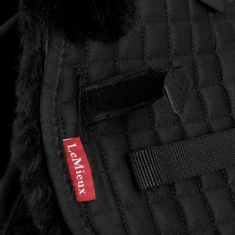 LeMieux Merino+ Half Pad Black 2 LeMieux Merino+ Half Pad Black - Image 2