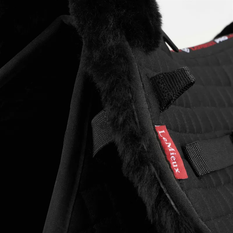 LeMieux Merino+ Half Pad Black 3 LeMieux Merino+ Half Pad Black - Image 3