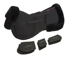 LeMieux ProSorb Merino+ 3 Pocket Half Pad Black