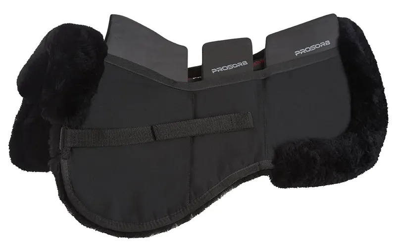 LeMieux ProSorb Merino+ 3 Pocket Half Pad Black 9 LeMieux ProSorb Merino+ 3 Pocket Half Pad Black - Image 9