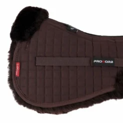 LeMieux ProSorb Merino+ Half Pad Brown -PREMIER EQUINE LeMieux ProSorb Lambskin Half Pad BrownBrown 5