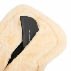 LeMieux ProSorb Merino+ Half Pad Black/Natural -PREMIER EQUINE LeMieux ProSorb Lambskin Half Pad NaturalBlack 3