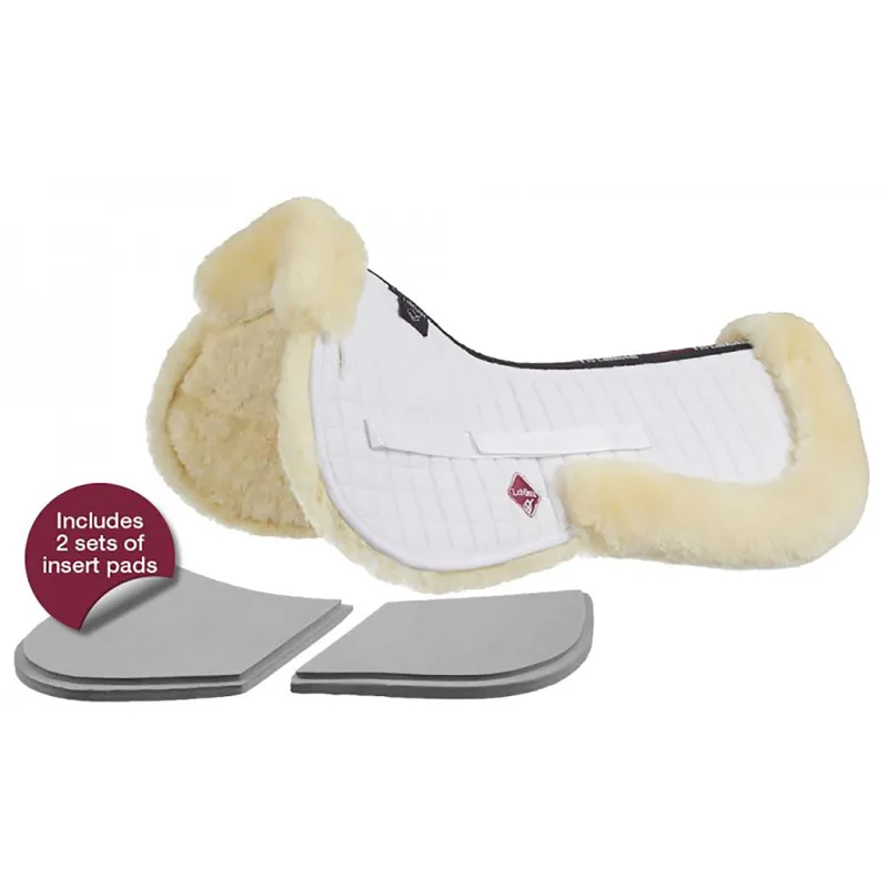 LeMieux ProSorb Merino+ Half Pad White/Natural 1 LeMieux ProSorb Merino+ Half Pad White/Natural