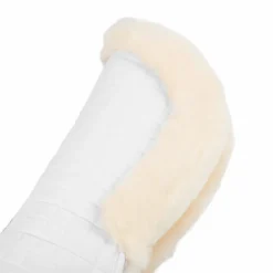 LeMieux ProSorb Merino+ Half Pad White/Natural 9 LeMieux ProSorb Merino+ Half Pad White/Natural -PREMIER EQUINE LeMieux ProSorb Lambskin Half Pad NaturalWhite 2