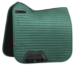 LeMieux Suede Dressage Square Peacock Green