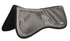 LeMieux Sports Grip Memory Half Pad Grey