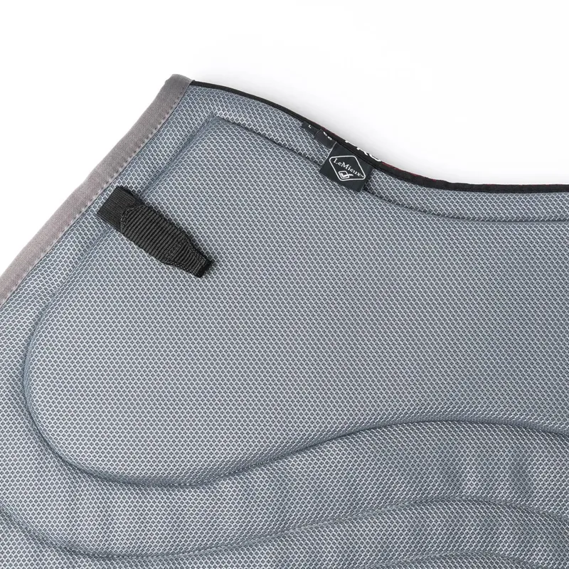 LeMieux Ultra Mesh Close Contact Square Grey 2 LeMieux Ultra Mesh Close Contact Square Grey - Image 2