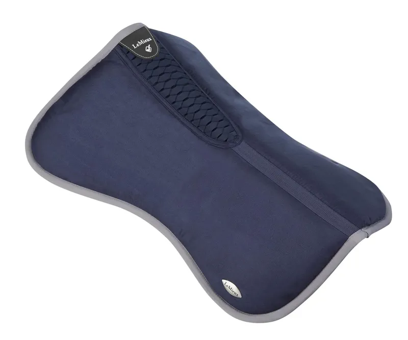 LeMieux Wither Relief Memory Foam Half Pad Navy Large 2 LeMieux Wither Relief Memory Foam Half Pad Navy Large - Image 2