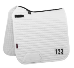 LeMieux Cotton Dressage Competition Square White Large