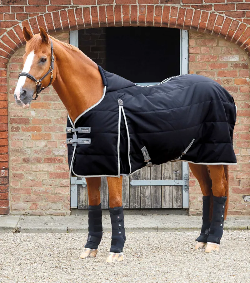 Premier Equine Lucanta Demi Stable Rug 100g Black 1 Premier Equine Lucanta Demi Stable Rug 100g Black