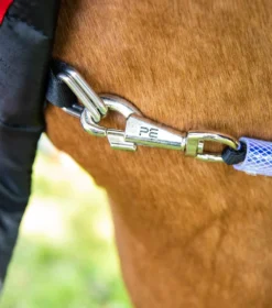 Premier Equine Lucanta 200g Stable Rug With Neck Cover Black -PREMIER EQUINE Lucanta Stable Black Image 5 RGB
