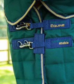 Premier Equine Lucanta 200g Stable Rug With Neck Cover Green 8 Premier Equine Lucanta 200g Stable Rug With Neck Cover Green -PREMIER EQUINE Lucanta Stable Green Image 3 RGB