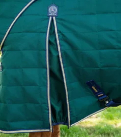 Premier Equine Lucanta 200g Stable Rug With Neck Cover Green 9 Premier Equine Lucanta 200g Stable Rug With Neck Cover Green -PREMIER EQUINE Lucanta Stable Green Image 4 RGB