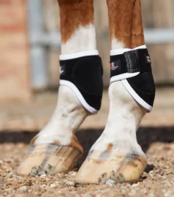 Premier Equine Magni-Teque Magnetic Fetlock Boots Black