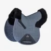 Premier Equine Merino Wool Saddle Pad - GP Numnah Grey/Black Wool