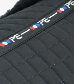 Premier Equine Merino Wool Half Pad - Black/Black Wool 11 Premier Equine Merino Wool Half Pad - Black/Black Wool -PREMIER EQUINE Merino Wool Half Pad Black Black 6