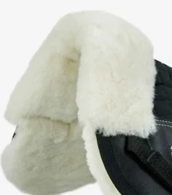 Premier Equine Merino Wool Half Pad - Black/Natural Wool -PREMIER EQUINE Merino Wool Half Pad Black Natural 3