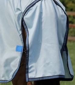 Premier Equine Mesh Air Fly Rug With Surcingles Blue -PREMIER EQUINE Mesh Air Fly Rug with Surcingles Blue 6