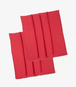 Premier Equine Nano-Tec Infrared Boot Wrap Liners Black/Red