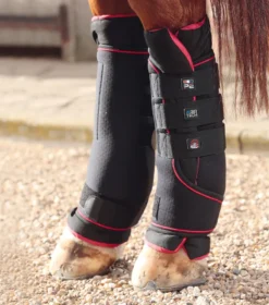 Premier Equine Nano-Tec Infrared Boot Wrap Black/Red -PREMIER EQUINE Nano Tec Infrared Boots Wraps 4