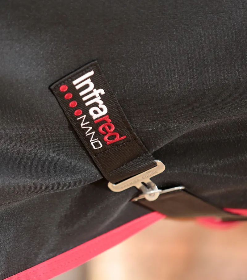 Premier Equine Nano-Tec Infrared Horse Rug Black/Red 4 Premier Equine Nano-Tec Infrared Horse Rug Black/Red - Image 4