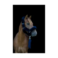 Cameo Deluxe Headcollar - Navy -PREMIER EQUINE P DEL HEA COL WIT ROP C504 07