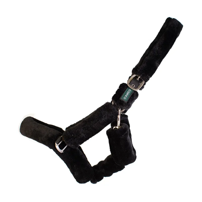 Cameo Deluxe Headcollar - Black 2 Cameo Deluxe Headcollar - Black - Image 2