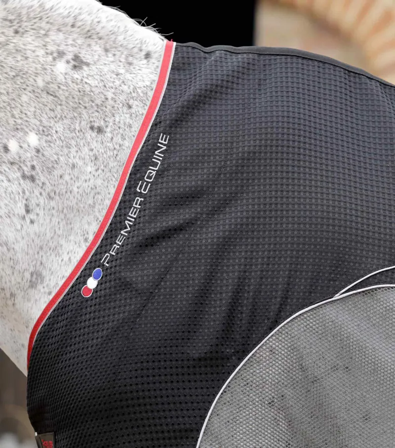 Premier Equine Sports Cooler Rug Black 2 Premier Equine Sports Cooler Rug Black - Image 2