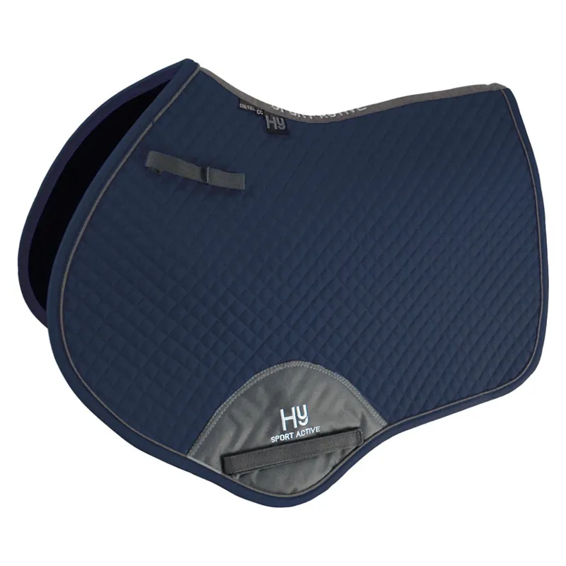 Hy Sport Active Close Contact Saddle Pad In Midnight Navy 1 Hy Sport Active Close Contact Saddle Pad In Midnight Navy
